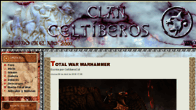What Celtiberos.net website looked like in 2016 (7 years ago)