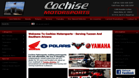 What Cochisemotorsports.com website looked like in 2016 (7 years ago)