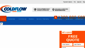 What Coldflow.net.au website looked like in 2016 (7 years ago)