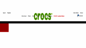 What Crocs.com.au website looked like in 2016 (7 years ago)