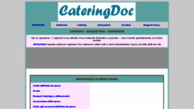 What Cateringdoc.com website looked like in 2016 (7 years ago)