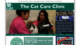 What Catcare.com website looked like in 2016 (7 years ago)