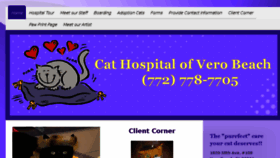 What Cathospitalofverobeach.com website looked like in 2016 (7 years ago)