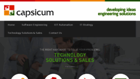 What Capsicumcorp.com website looked like in 2016 (7 years ago)