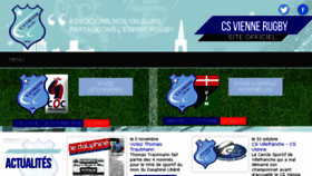 What Csvienne-rugby.com website looked like in 2016 (7 years ago)
