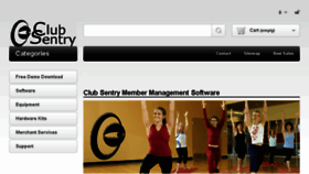 What Clubsentry.com website looked like in 2016 (7 years ago)