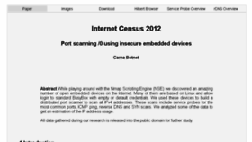 What Census2012.sourceforge.net website looked like in 2016 (7 years ago)