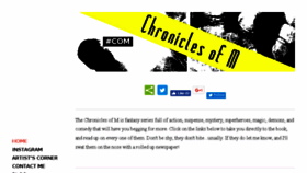 What Chroniclesofm.com website looked like in 2016 (7 years ago)