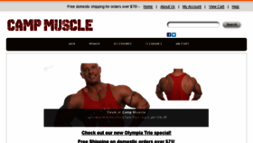 What Campmuscle.com website looked like in 2016 (7 years ago)