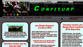 What Confiturf.com website looked like in 2016 (7 years ago)