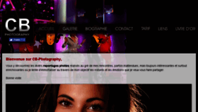 What Cbphotography.be website looked like in 2016 (9 years ago)