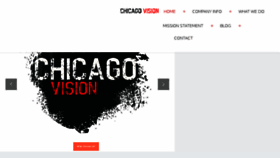What Chicago-vision.com website looked like in 2016 (7 years ago)