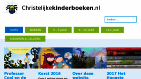 What Christelijkekinderboeken.nl website looked like in 2016 (7 years ago)
