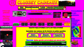 What Clossetcadeaux.be website looked like in 2016 (7 years ago)