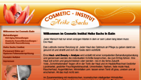 What Cosmetic-in-eutin.de website looked like in 2016 (7 years ago)