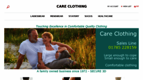 What Careclothing.co.uk website looked like in 2016 (9 years ago)