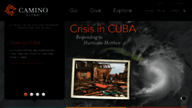What Caminoglobal.org website looked like in 2016 (9 years ago)
