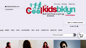 What Coolkidsbklyn.com website looked like in 2016 (7 years ago)