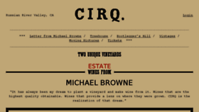 What Cirq.com website looked like in 2016 (7 years ago)