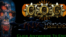 What Cogink.com website looked like in 2016 (8 years ago)