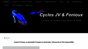 What Cyclesjv.com website looked like in 2016 (7 years ago)