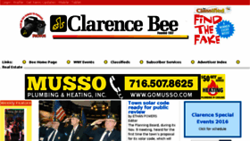 What Clarencebee.com website looked like in 2016 (7 years ago)