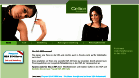 What Cellion.de website looked like in 2016 (7 years ago)