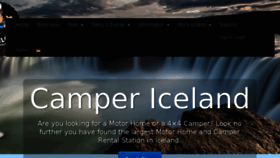 What Campericeland.is website looked like in 2016 (7 years ago)
