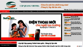 What Capquangviettel.com.vn website looked like in 2016 (7 years ago)