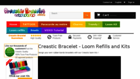 What Creasticbracelet.com website looked like in 2016 (7 years ago)