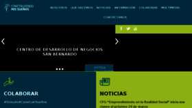 What Construyendomissuenos.cl website looked like in 2016 (7 years ago)