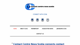 What Contactcentrenovascotia.com website looked like in 2016 (7 years ago)