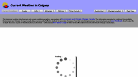 What Calgary.weatherstats.ca website looked like in 2016 (7 years ago)