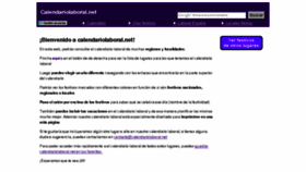 What Calendariolaboral.net website looked like in 2016 (7 years ago)