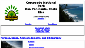 What Corcovadoguide.com website looked like in 2016 (7 years ago)