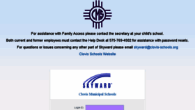 What Cmsskyward.clovis-schools.org website looked like in 2016 (7 years ago)