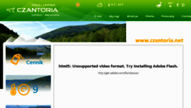 What Czantoria.eu website looked like in 2016 (8 years ago)