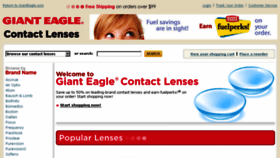 What Contacts.gianteagle.com website looked like in 2016 (7 years ago)