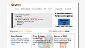 What Craftyjs.com website looked like in 2016 (7 years ago)