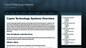 What Coynetechsystems.com website looked like in 2016 (7 years ago)