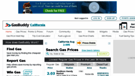 What Californiagasprices.com website looked like in 2016 (7 years ago)