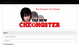 What Cheongster.com website looked like in 2016 (7 years ago)
