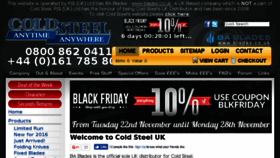 What Coldsteel-uk.com website looked like in 2016 (7 years ago)