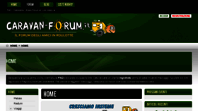 What Caravan-forum.it website looked like in 2016 (7 years ago)