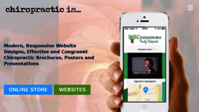 What Chiropracticis.com website looked like in 2016 (7 years ago)