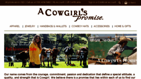 What Cowgirlspromise.com website looked like in 2016 (7 years ago)