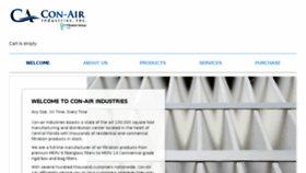 What Conairindustries.com website looked like in 2016 (7 years ago)