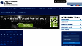 What Coleconomistes.cat website looked like in 2016 (7 years ago)