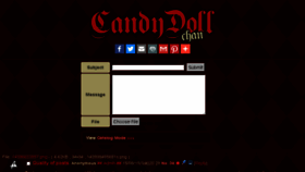 What Candydollchan.net website looked like in 2016 (7 years ago)