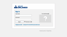 What Cityoforlando.okta.com website looked like in 2016 (7 years ago)